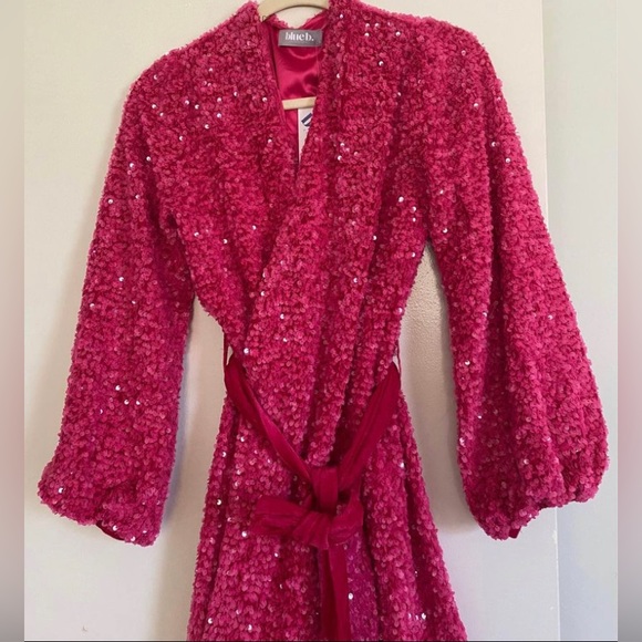 Sequin wrap dress SMALL - Picture 2 of 3